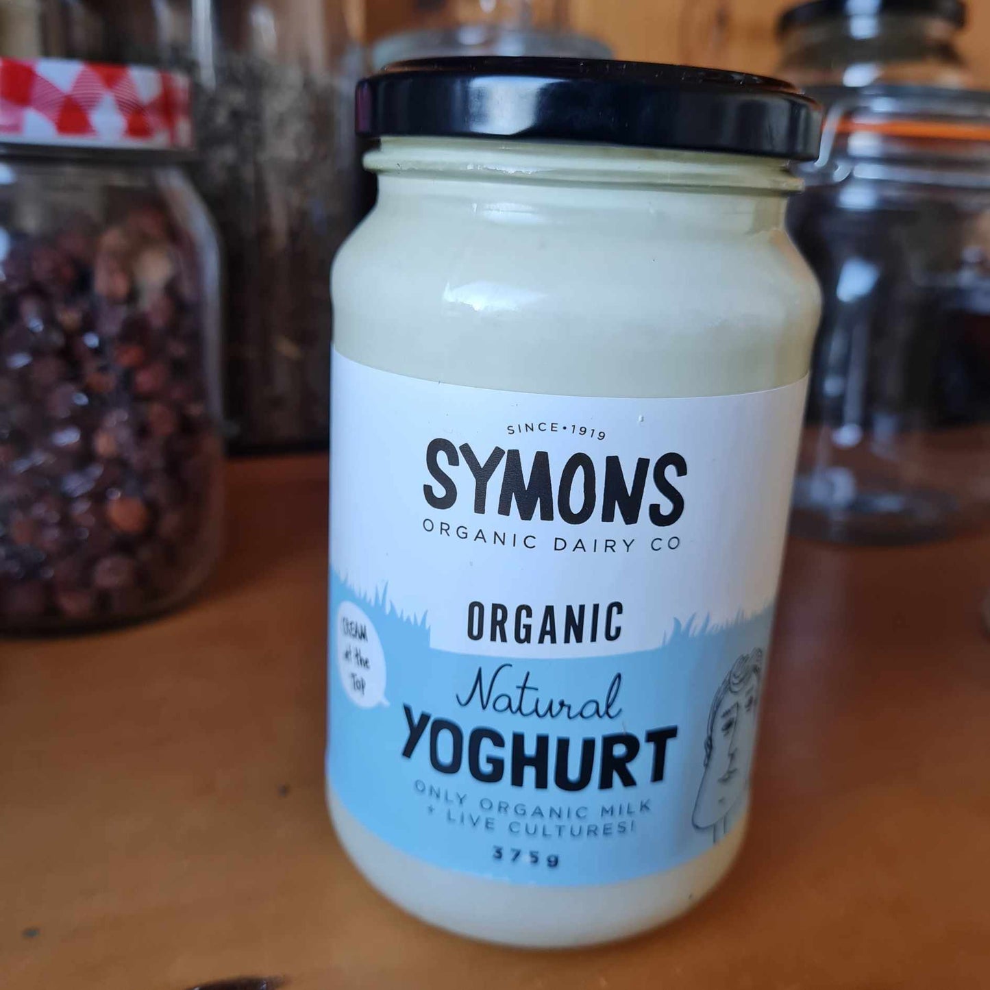 Symons Organic Dairy Co Natural Yoghurt ~ 375g