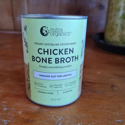 Nutra Organics Chicken Bone Broth Garden Herb ~ 125g