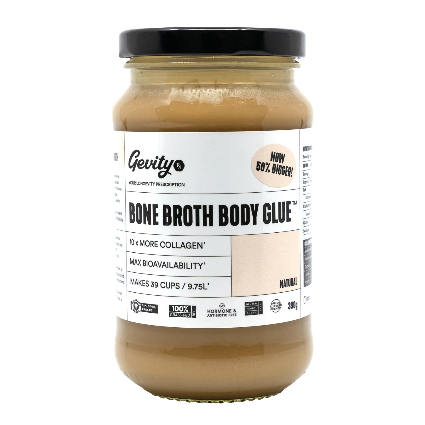 Natural Bone Broth Body Glue 390ml