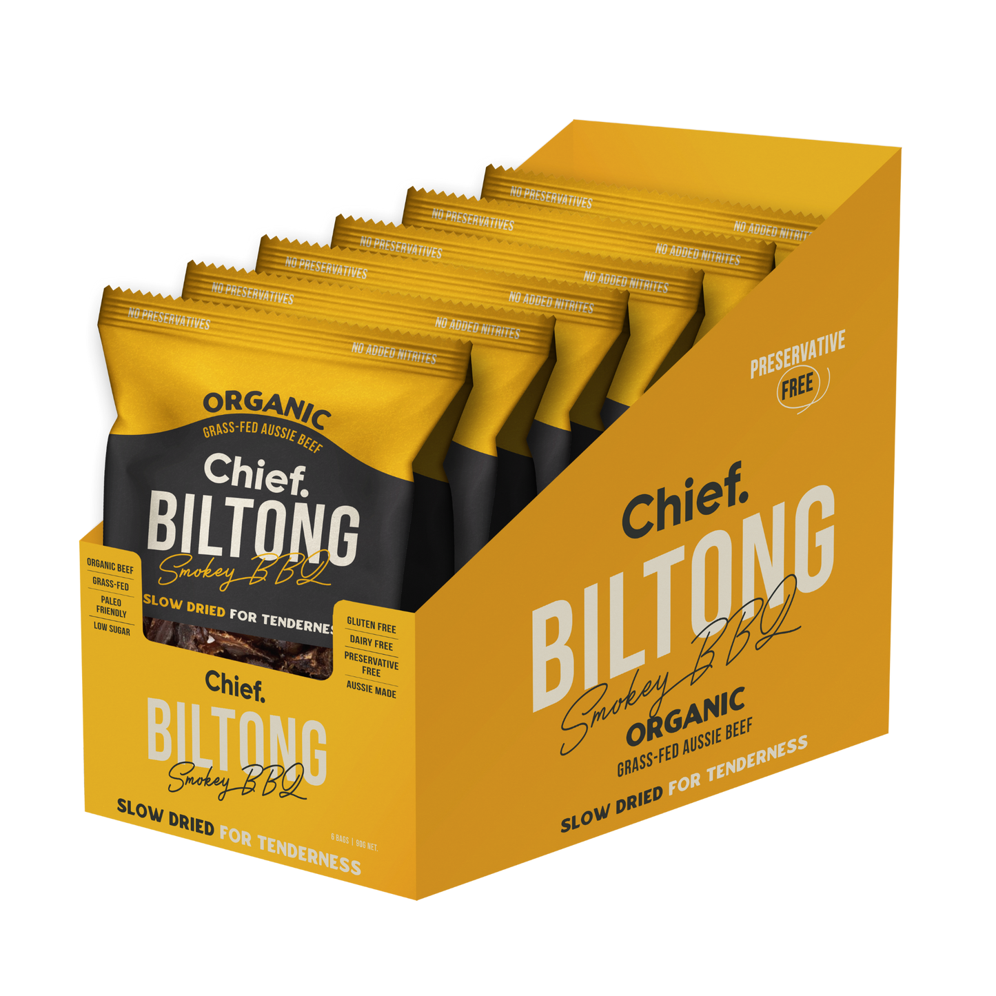 Chief Smokey BBQ Biltong ~ 30g