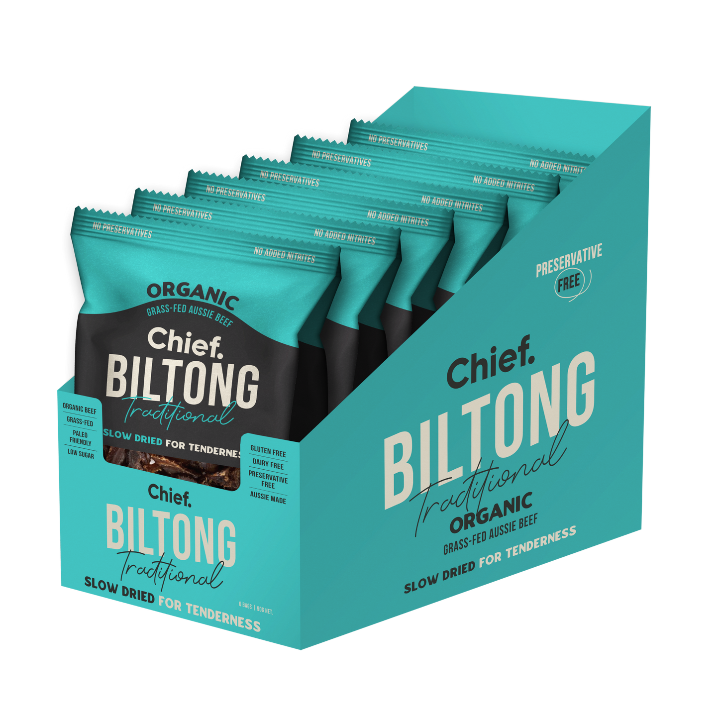 Chief Traditional Beef Biltong ~ 30g