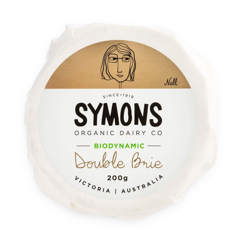 Symons Organic Dairy Co Biodynamic Double Brie ~ 200g