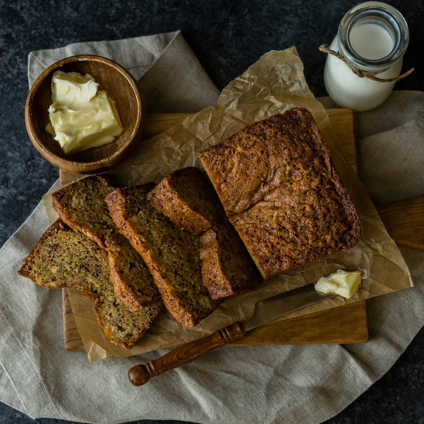 Homemade Sourdough Banana Bread